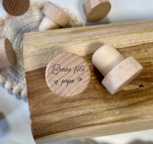 Bouchon personnalisé bonne fête
