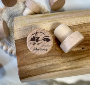 Bouchon personnalisé domaine vin