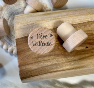 Bouchon personnalisé mère veilleuse