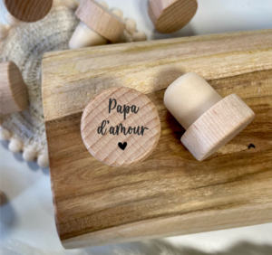 Bouchon personnalisé papa d'amour