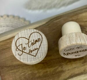 Bouchon personnalisé Je t'aime