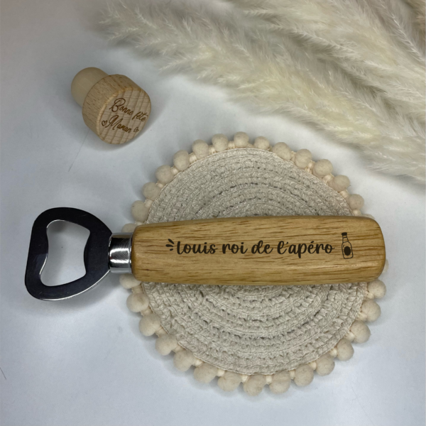 Décapsuleur personnalisé roi de l'apéro