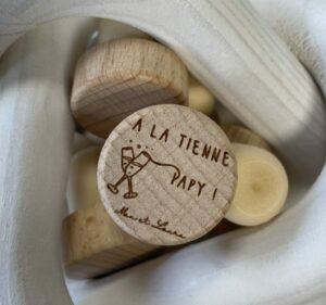 Bouchon à la tienne papy