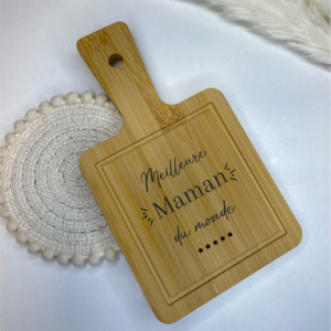 Planche à découper personnalisée meilleure maman du monde